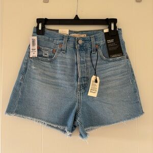 Levi’s Ribcage Denim Shorts